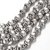 Lantern Tibetan Style Alloy Bead Strands TIBEB-O007-36-FF-1