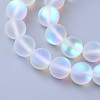 Synthetic Moonstone Beads Strands X-G-R375-8mm-A13-1