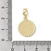 Brass European Style Dangle Charms KK-E799-08G-3