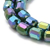 Electroplate Glass Beads Strands EGLA-D030-06G-3