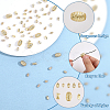 80Pcs 8 Styles Brass Beads KK-BBC0022-35-6