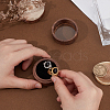 2-Slot Round Wood Ring Storage Boxes CON-HY0001-05C-3