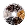 1 Box 6 Color Iron Open Jump Rings IFIN-X0025-7mm-NF-B-2