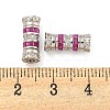 925 Sterling Silver with Rhinestone Screw Clasps STER-B005-41B-P-3