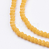 Opaque Solid Color Glass Bead Strands X-GLAA-F078-A05-3