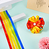 3 Rolls Rainbow Color Polyester Ribbon Set OCOR-TA0002-17-7