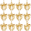 12Pcs Bowknot Brass Charms KK-BBC0019-35-1