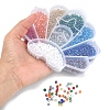 1730Pcs 9 Style 6/0 Round Glass Seed Beads SEED-YW0002-04-5