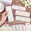 3 Sets 3 Colors Paper Hollow Lace Scrapbook Paper Pads Sets DIY-CP0008-93B-3
