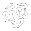 Iron Brooch Findings X-IFIN-K028-01P-2