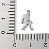 Non-Tarnish 304 Stainless Steel Pendants STAS-P338-03P-3