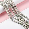 Natural Peace Jade Beads Strands X-G-G905-07-6MM-1