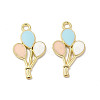 Alloy Enamel Pendants ENAM-B050-10G-3