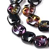 Electroplate Glass Beads Strands EGLA-N012-07Y-3