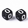 Opaque Acrylic Beads SACR-N002-01O-3