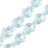 Transparent Glass Beads Strands DGLA-N021-02A-02-1