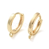 Brass Hoop Earrings Finding KK-H455-62G-1