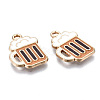 Eco-Friendly Alloy Enamel Pendants X-ENAM-Q437-048-NR-3