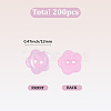 200Pcs 2-Hole Resin Buttons RESI-SP0001-52A-2