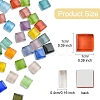 60Pcs Transparent Glass Cabochons GLAA-YW0003-65-01-3