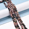 Natural Rhodonite Beads Strands G-E571-19A-2