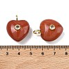 Natural Red Jasper Pendants G-B180-03G-08-3