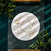 120Pcs 6 Style Brass Beads FIND-PH0005-47-6
