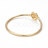 Rack Plating Brass Micro Pave Cubic Zirconia Bangles BJEW-E071-17G-01-4