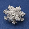 Brass Micro Pave Cubic Zirconia Beads KK-D378-19P-01-2