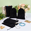 Velvet Packing Pouches Drawstring Bags ABAG-WH0046-30D-4
