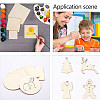 Wood Cabochons and Sponge Scouring Pads WOOD-PH0008-47-7