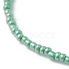 Acrylic Smiling Face & Seed Beaded Stretch Bracelet BJEW-JB09490-5