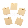 304 Stainless Steel Stamping Blank Tag Charms STAS-I311-28G-2
