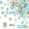 100Pcs Glass Cabochins GLAA-PH0001-92-6