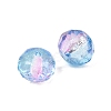 Two-Tone Transparent Acrylic Beads AC-CBAE44E-01A-06-3