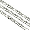Tarnish Resistant Stainless Steel Figaro Chains STAS-M032-45P-1mm-1