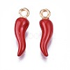 Alloy Enamel Pendants ENAM-N054-70-2