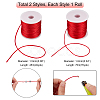 PandaHall Elite 2 Rolls 2 Style Nylon Thread NWIR-PH0001-90-4