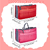 2Pcs 2 Colors Purse Multifunctional Organizer Insert FIND-WR0010-69B-2