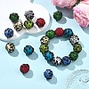 7Pcs 7 Colors Handmade Lampwork Beads LAMP-YW0004-34-4