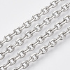 Tarnish Resistant 304 Stainless Steel Cable Chains STAS-R100-22-4