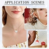 24Pcs 12 Colors Transparent Glass Apple Pendants DGLA-YW0001-46-6