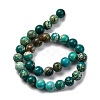 Dyed Natural Regalite/Imperial Jasper/Sea Sediment Jasper Beads Strands G-B124-C02-13-5
