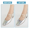 Glass Rhinestone Bowknot Shoe Decorations AJEW-WH0323-24B-7