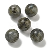 Natural Labradorite Round Ball Figurines Statues for Home Office Desktop Decoration G-P532-02A-33-1