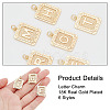 ARRICRAFT 6Pcs 6 Style Brass Pendants KK-AR0003-66-4