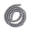 Faceted(32 Facets) Glass Beads Strands EGLA-J042-36B-15-2