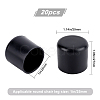 20Pcs PVC Chair Leg Floor Protectors FIND-GF0003-37-2