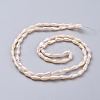 Electroplated Opaque Glass Beads Strands EGLA-L015-FR-B10-3