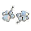 Natural & Synthetic Mixed Gemstone Pendants G-B194-02P-3